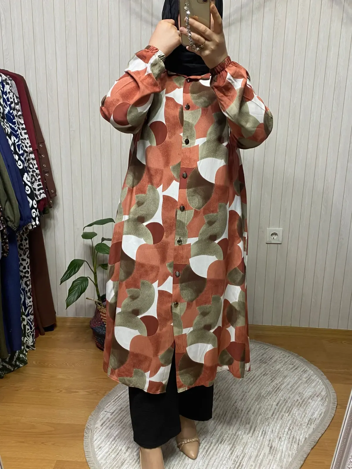 TAŞ DESEN GÖMLEK – Kadın | SANEM GİYİM