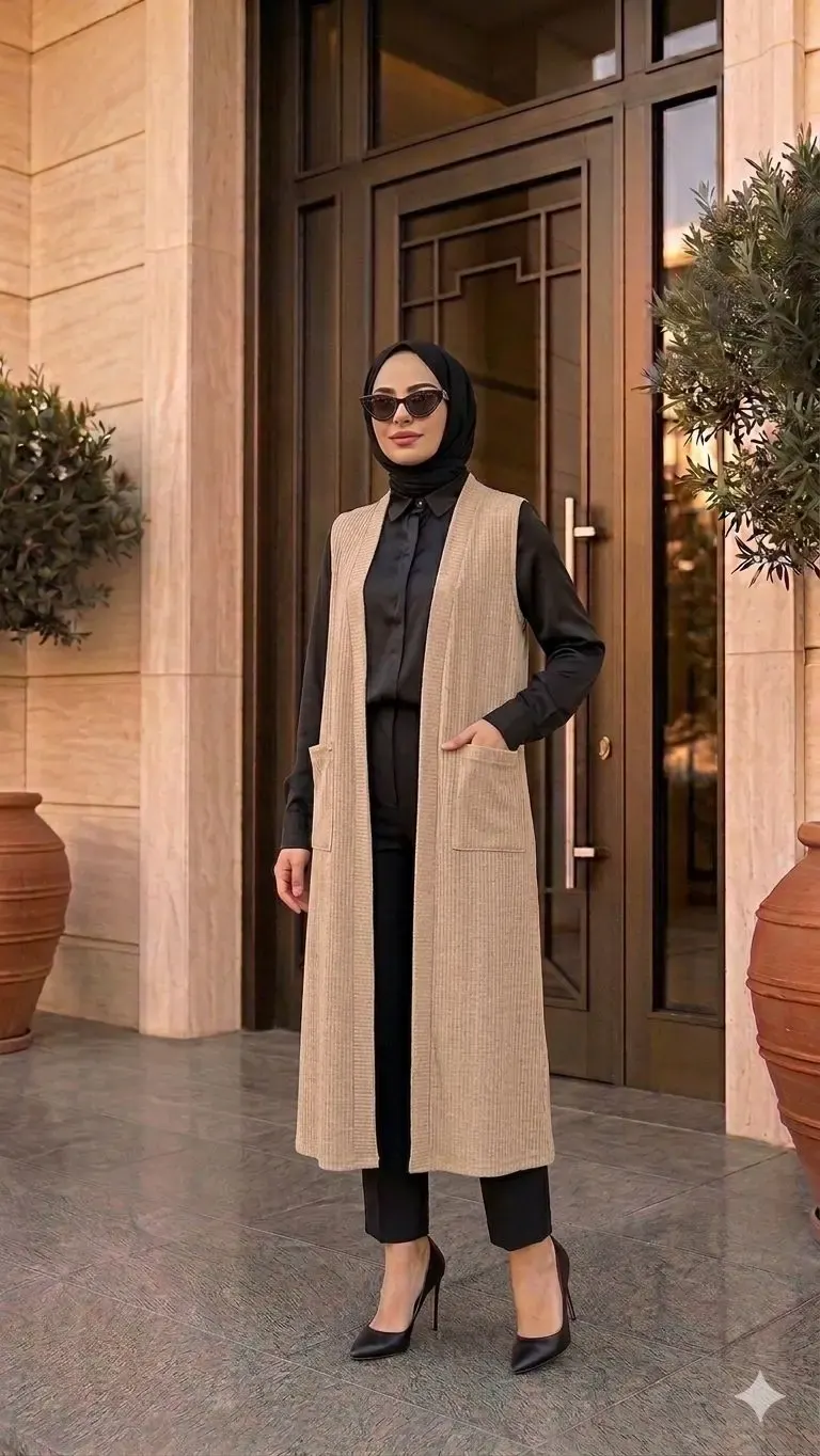 Salaş Cepli Yelek görsel 2 – Kadın